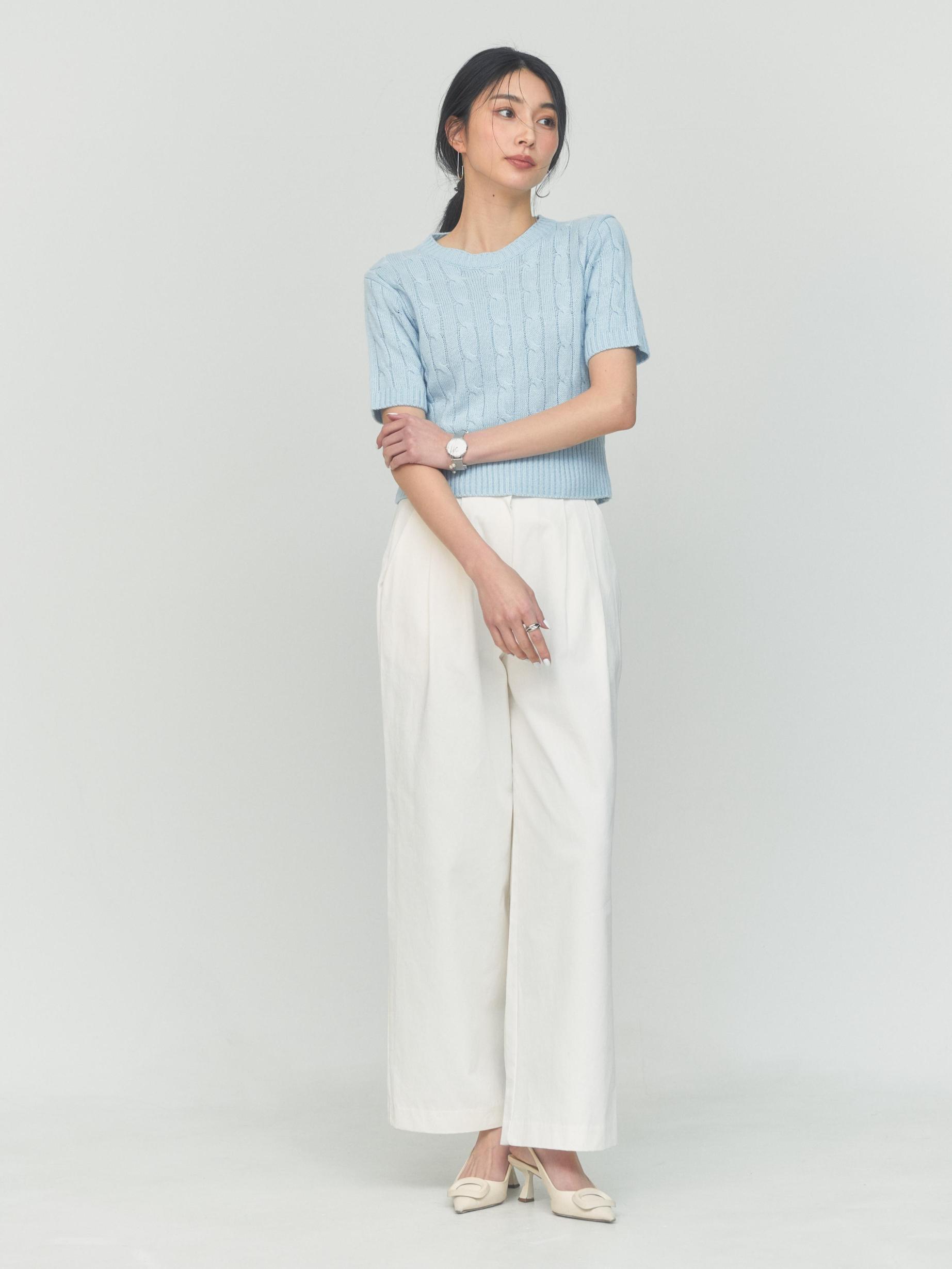 【ベストセラー】TOM SHORT KNIT