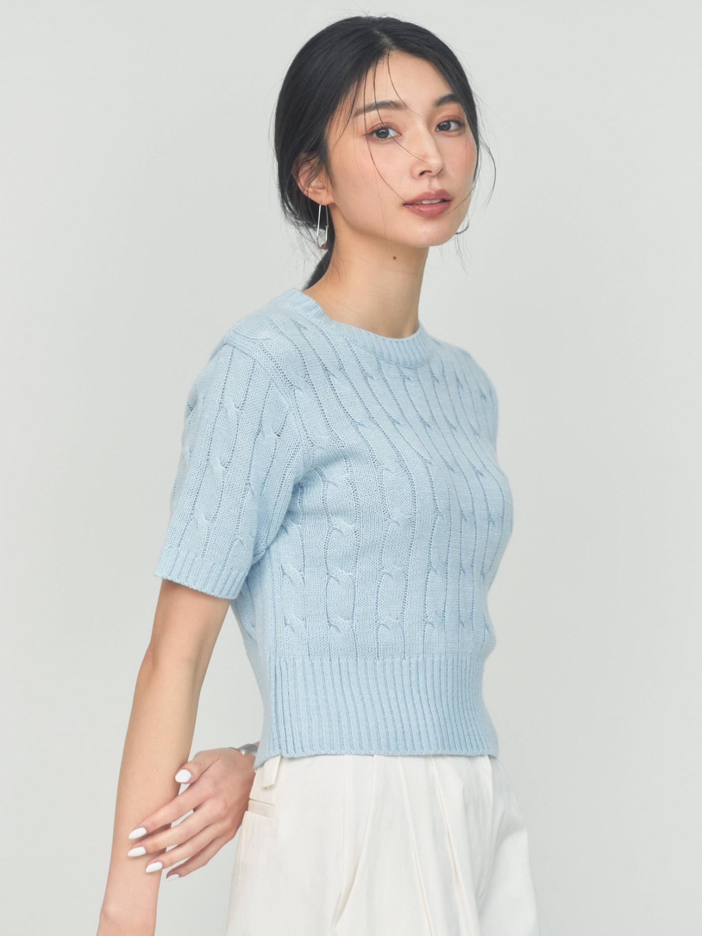 【ベストセラー】TOM SHORT KNIT