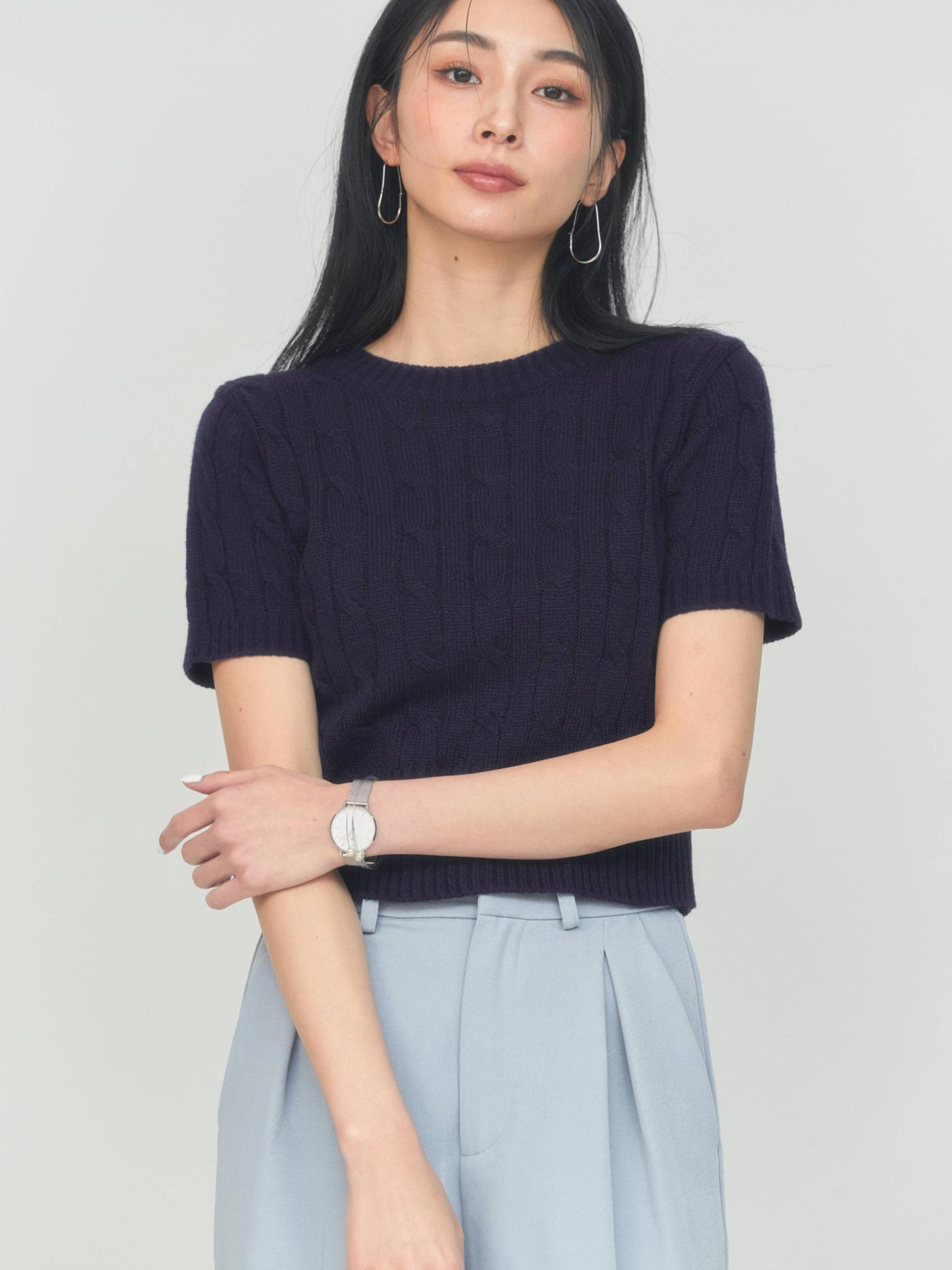 【ベストセラー】TOM SHORT KNIT