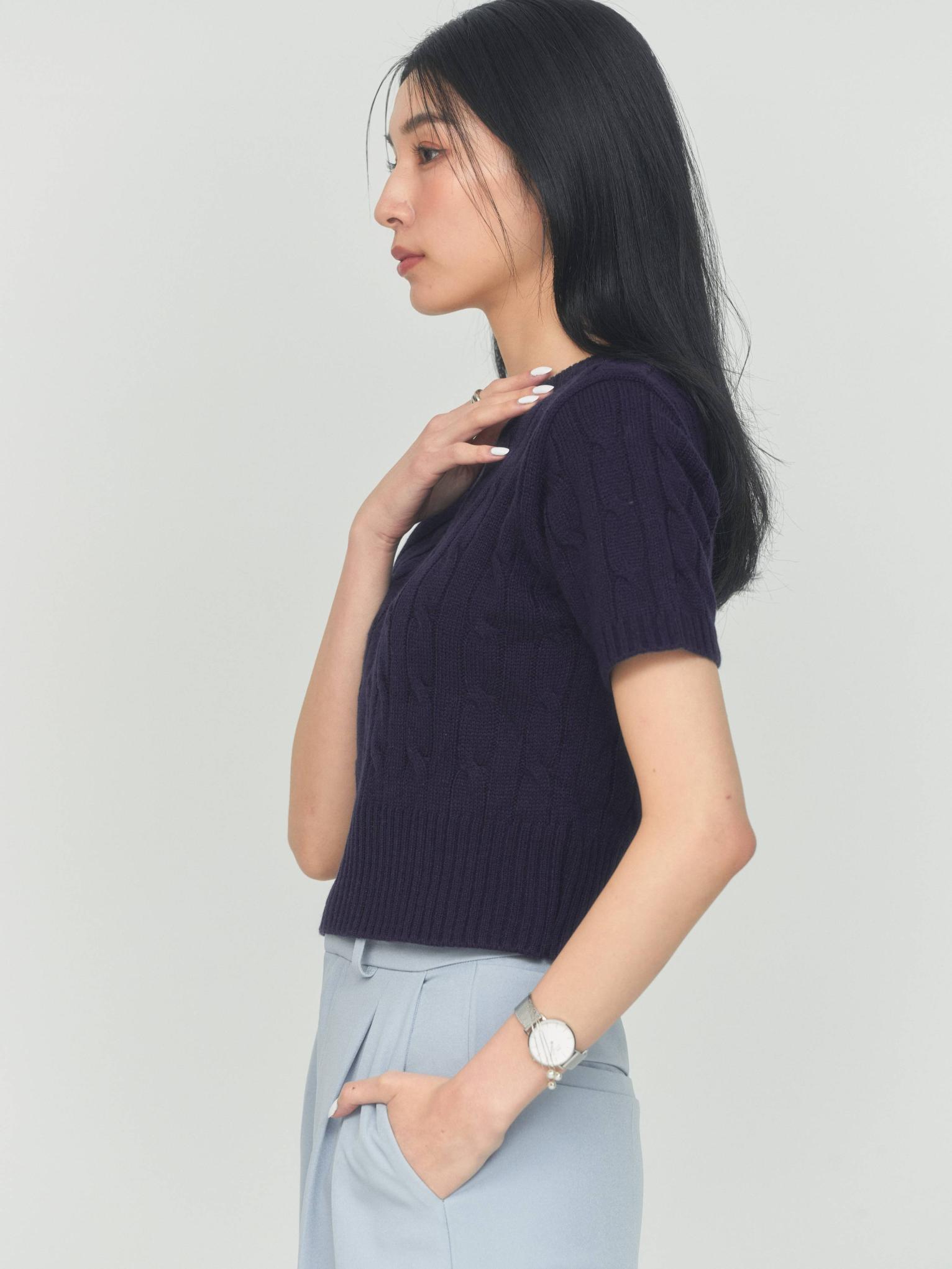 【ベストセラー】TOM SHORT KNIT