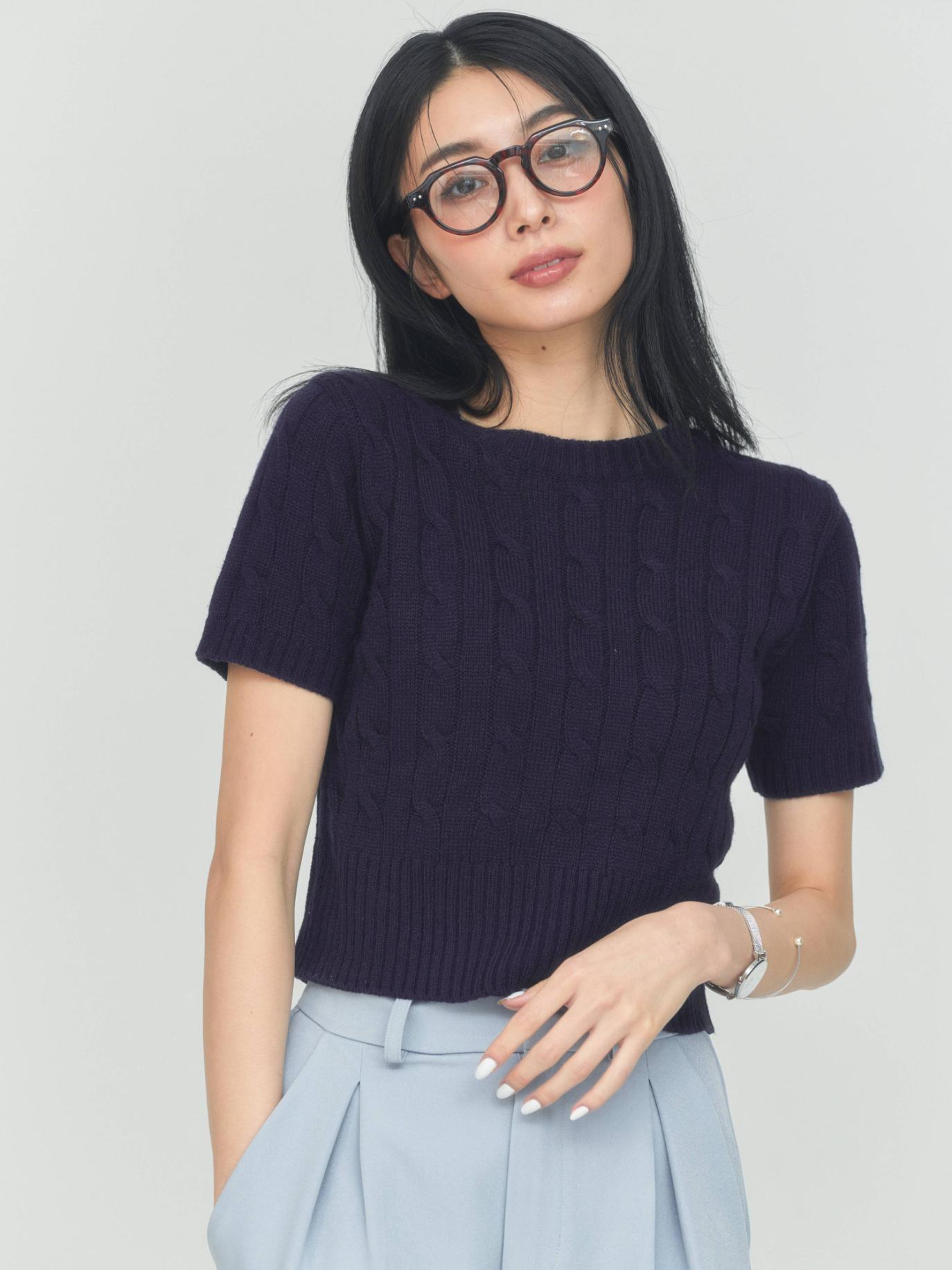 【ベストセラー】TOM SHORT KNIT