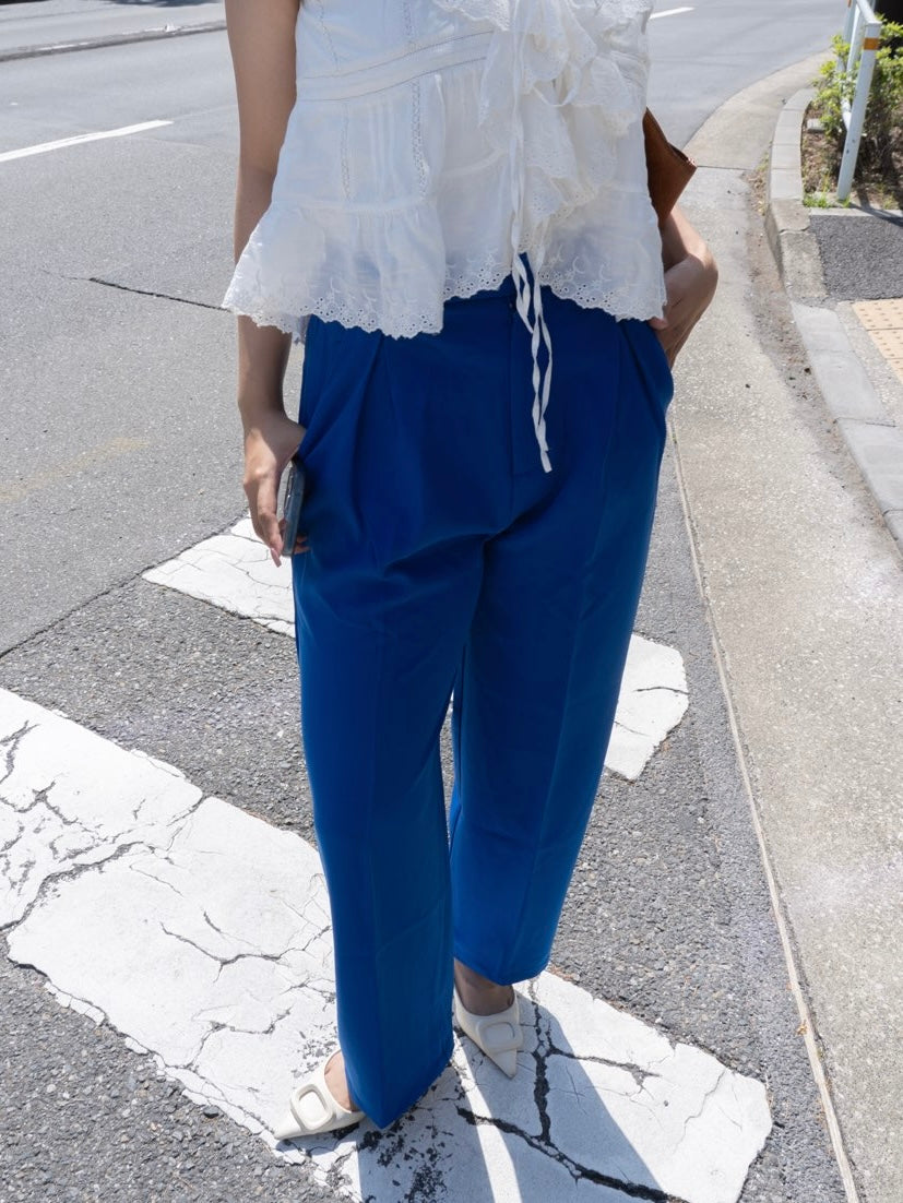 【残りわずか】TUCK LONG PANTS