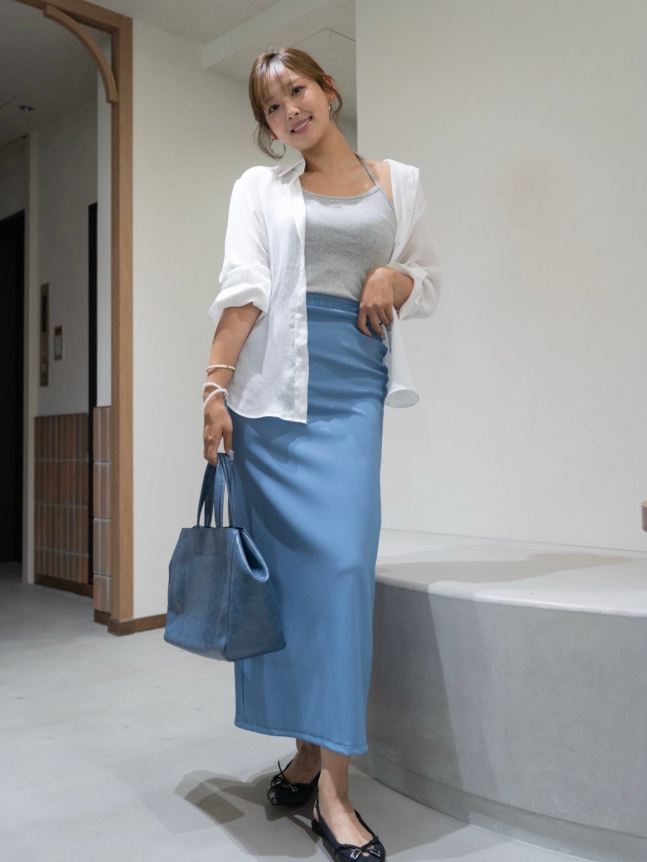 【S_残り1点】STRETCH SKIRT