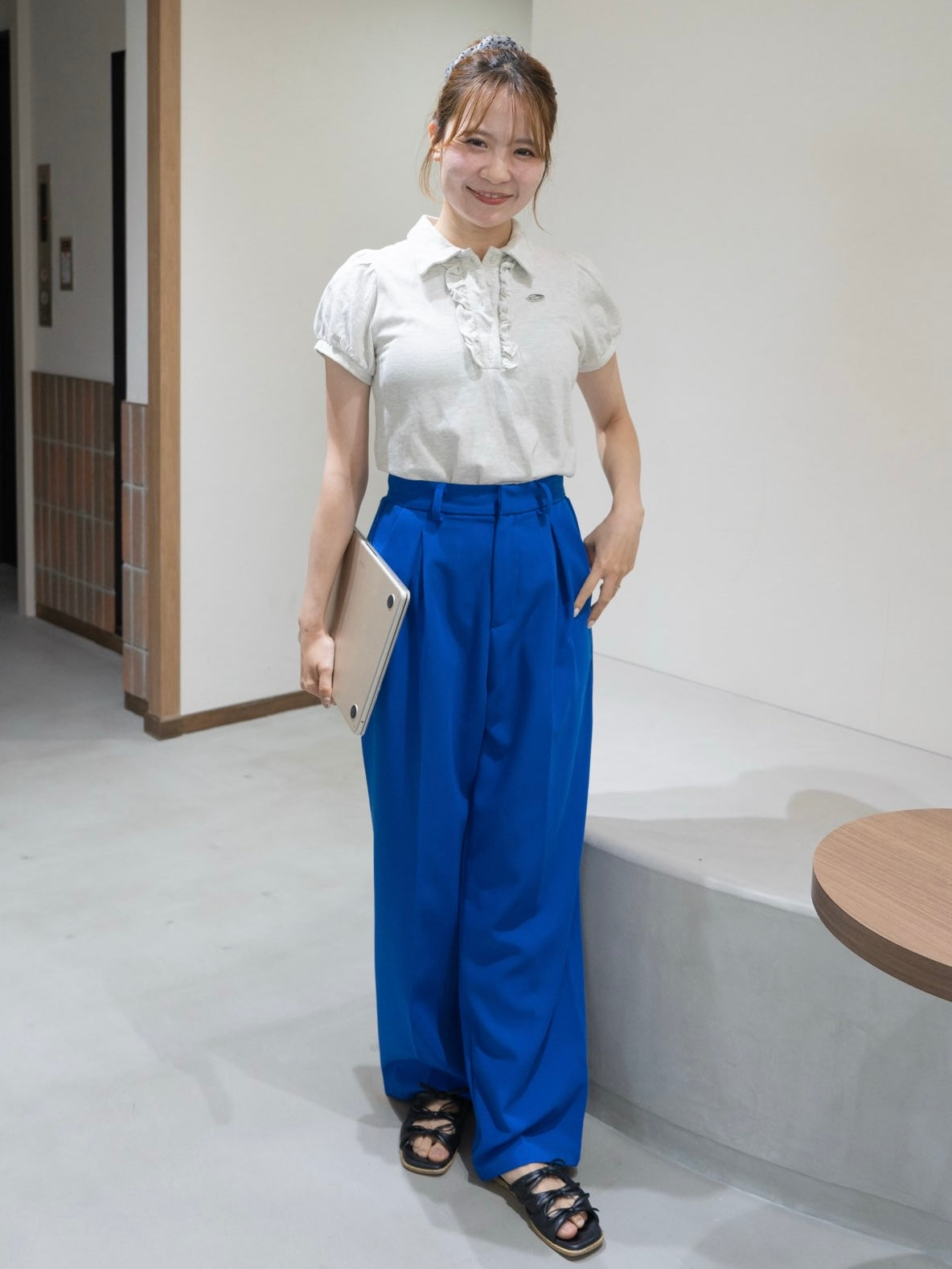 【残りわずか】TUCK LONG PANTS