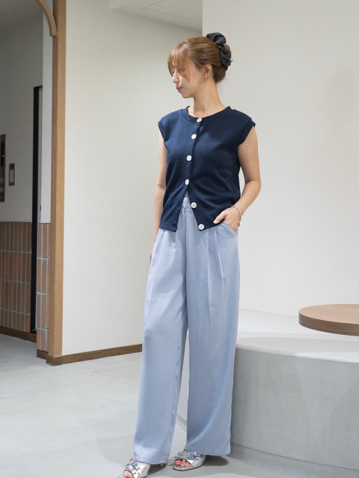 【残りわずか】TUCK LONG PANTS