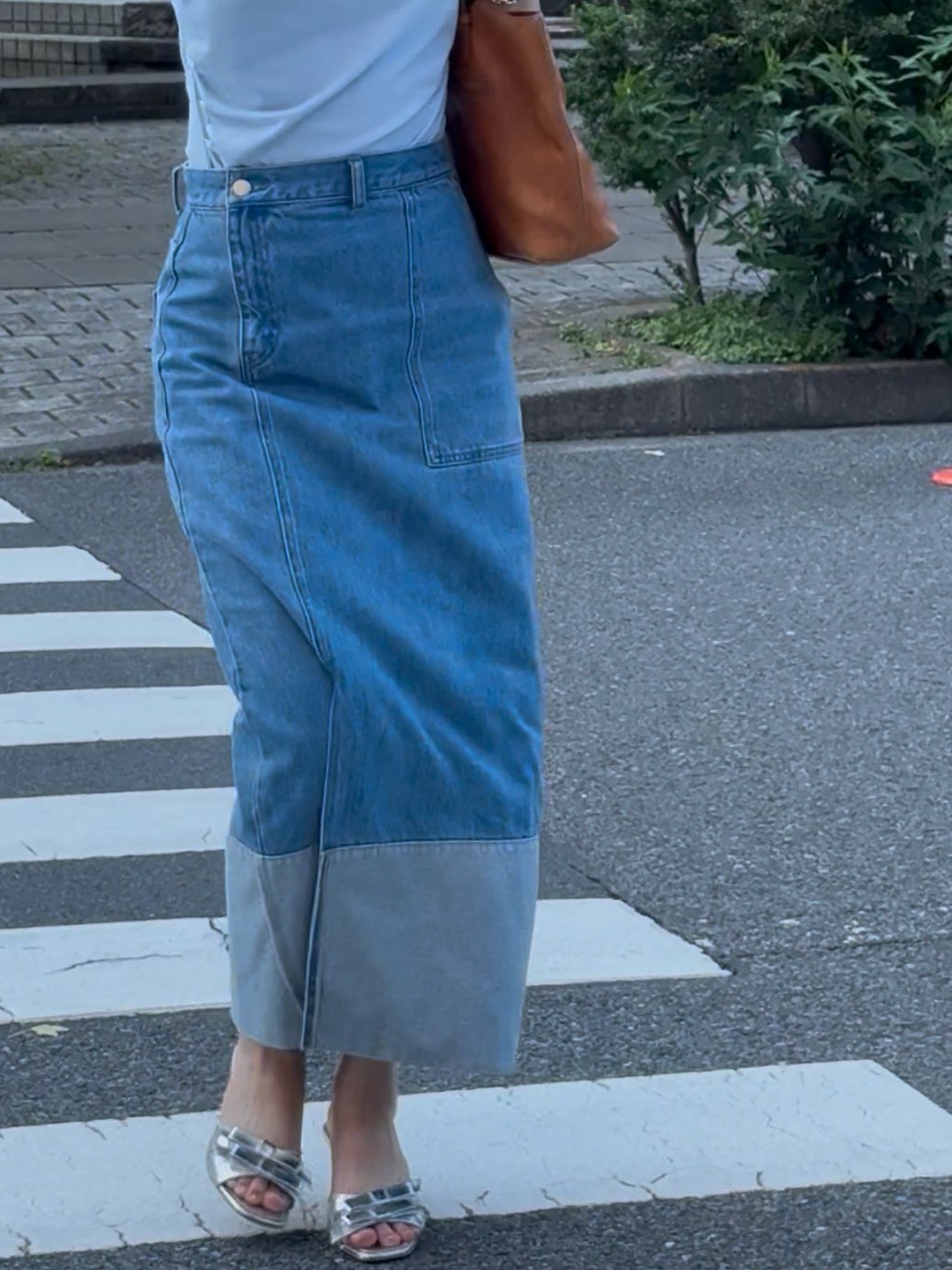 【LIGHT/S_残りわずか】SLIT LONG DENIM SKIRT
