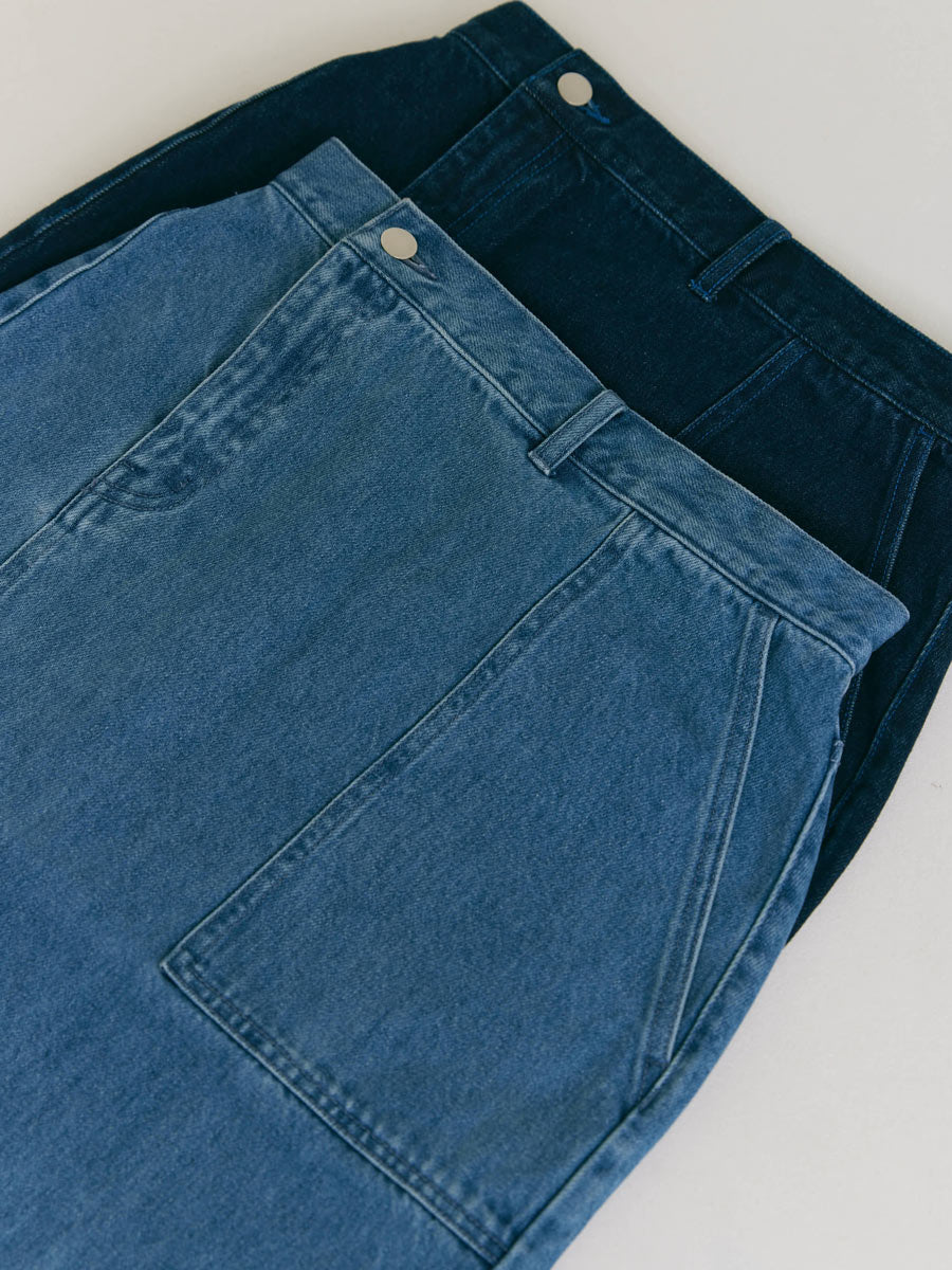 【LIGHT/S_残りわずか】SLIT LONG DENIM SKIRT