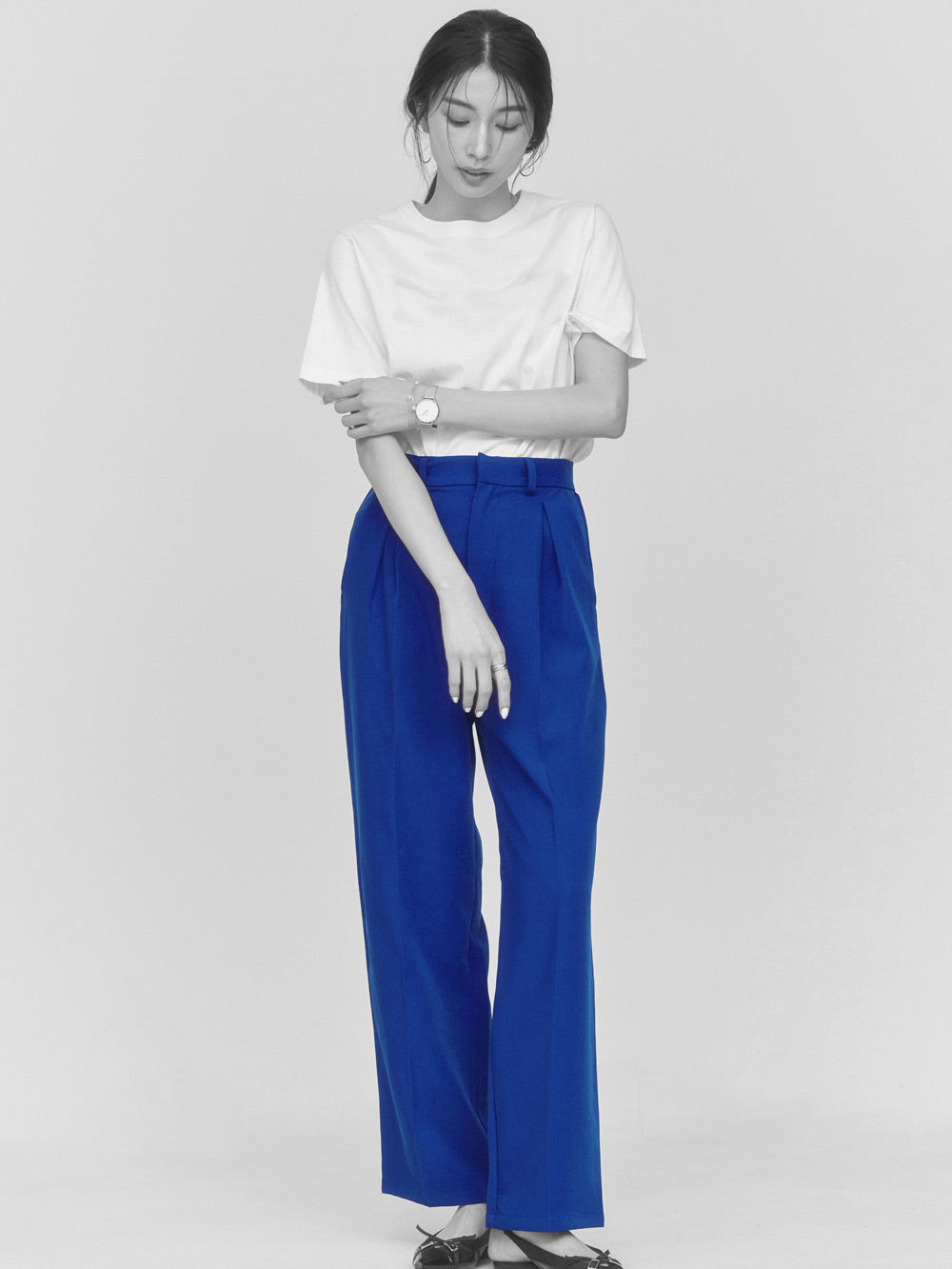 【残りわずか】TUCK LONG PANTS