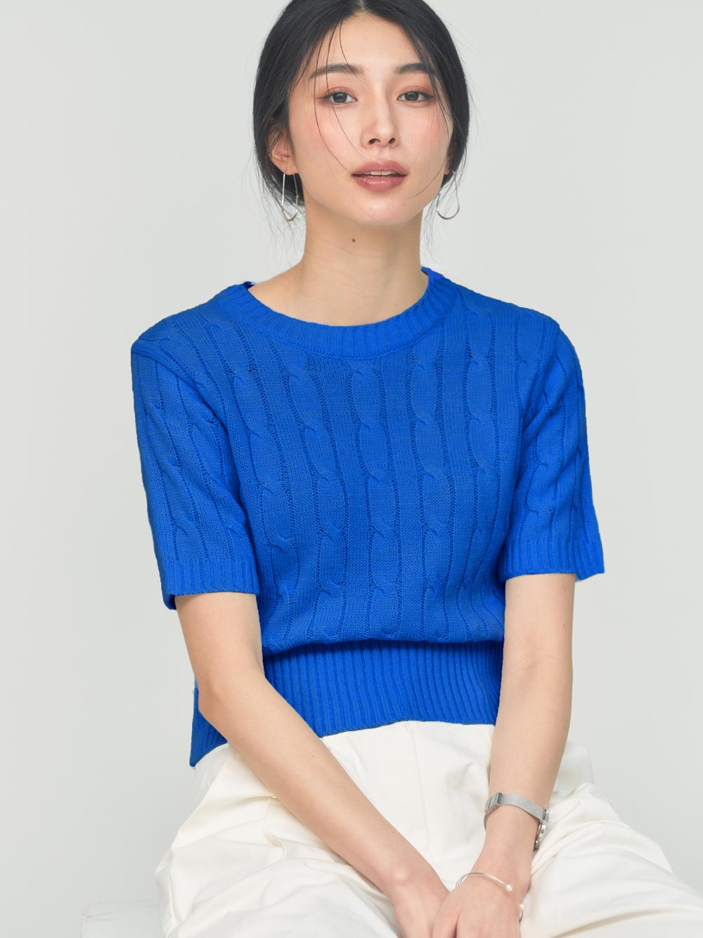 【ベストセラー】TOM SHORT KNIT