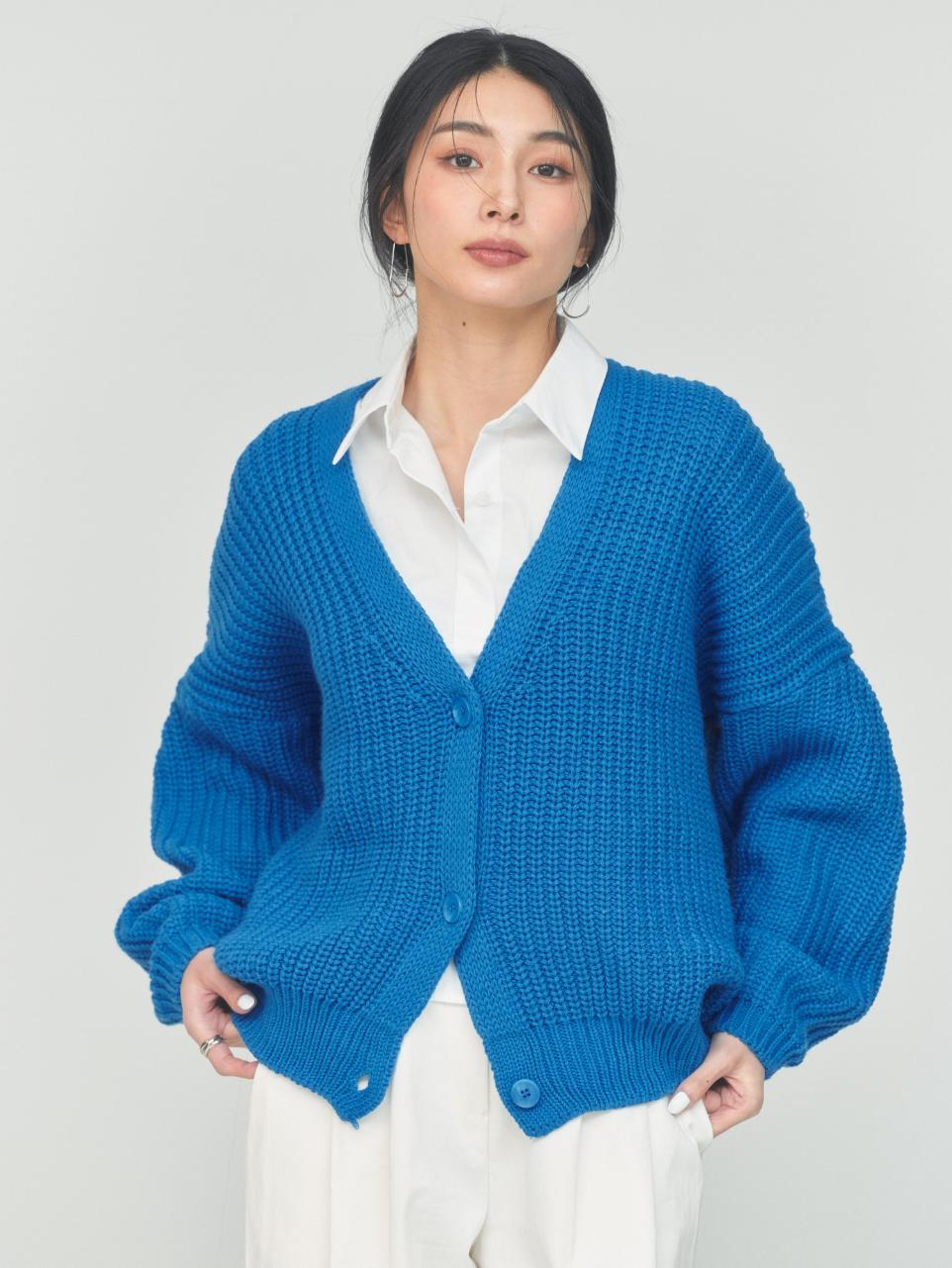 BLACK_残り2点】BIG CARDIGAN – BLUE×PALANG(ブルーパラン)