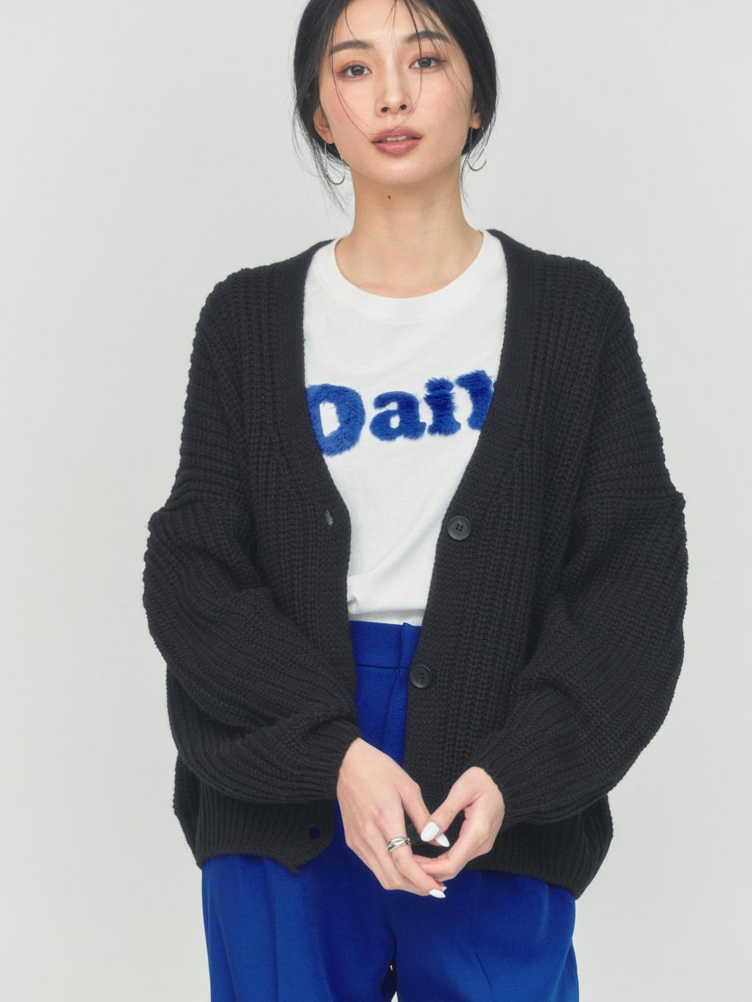 BLACK_残り2点】BIG CARDIGAN – BLUE×PALANG(ブルーパラン)