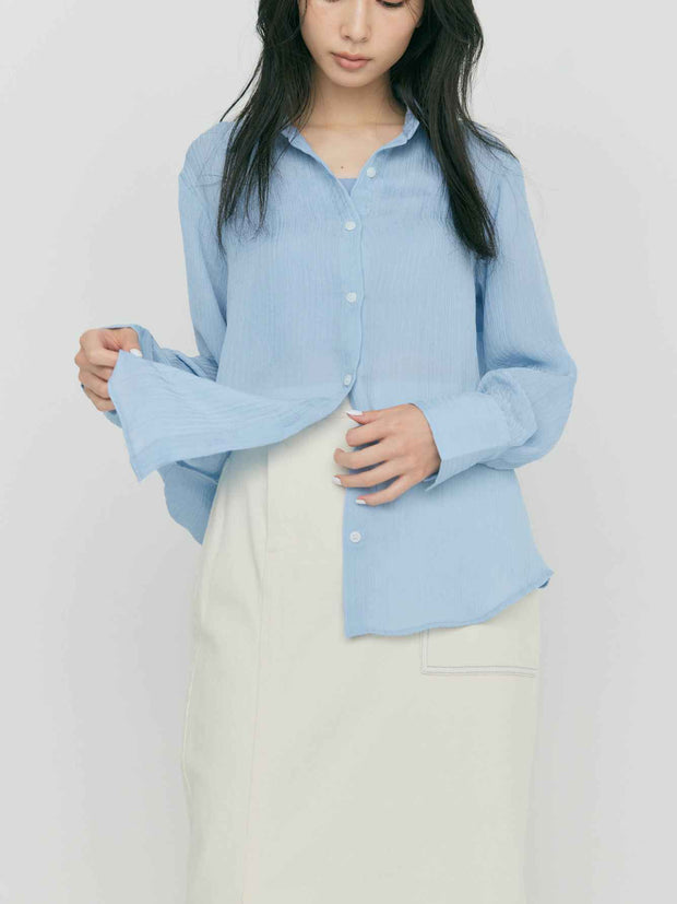SIMPLE SHEER SHIRT