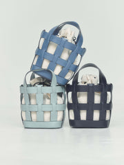 【ベストセラー】WOVEN BASKET BAG（3color）