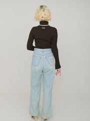 SLIM FLARE TURTLE KNIT