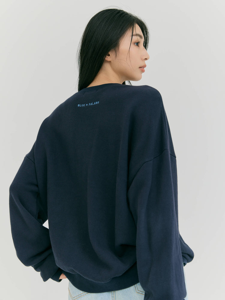 ベストセラー】LOGO SWEATSHIRT – BLUE×PALANG(ブルーパラン)