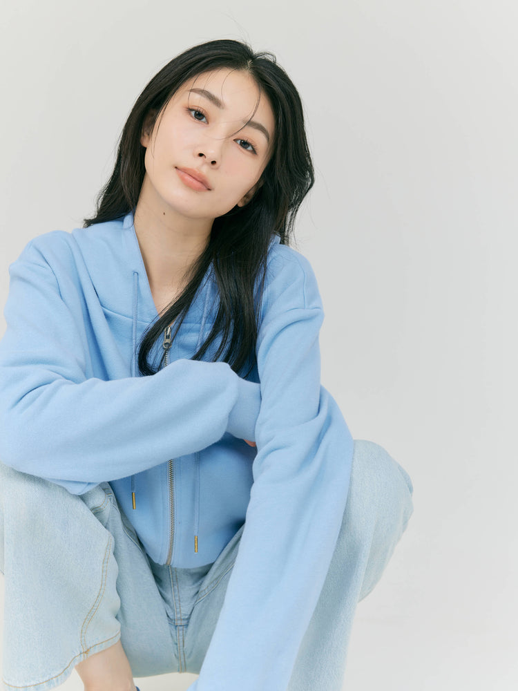 ベストセラー】BASIC WZIP HOODIE – BLUE×PALANG(ブルーパラン)