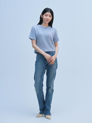 【ベストセラー_NAVY/残りわずか】MOJA SHORT KNIT（4color）