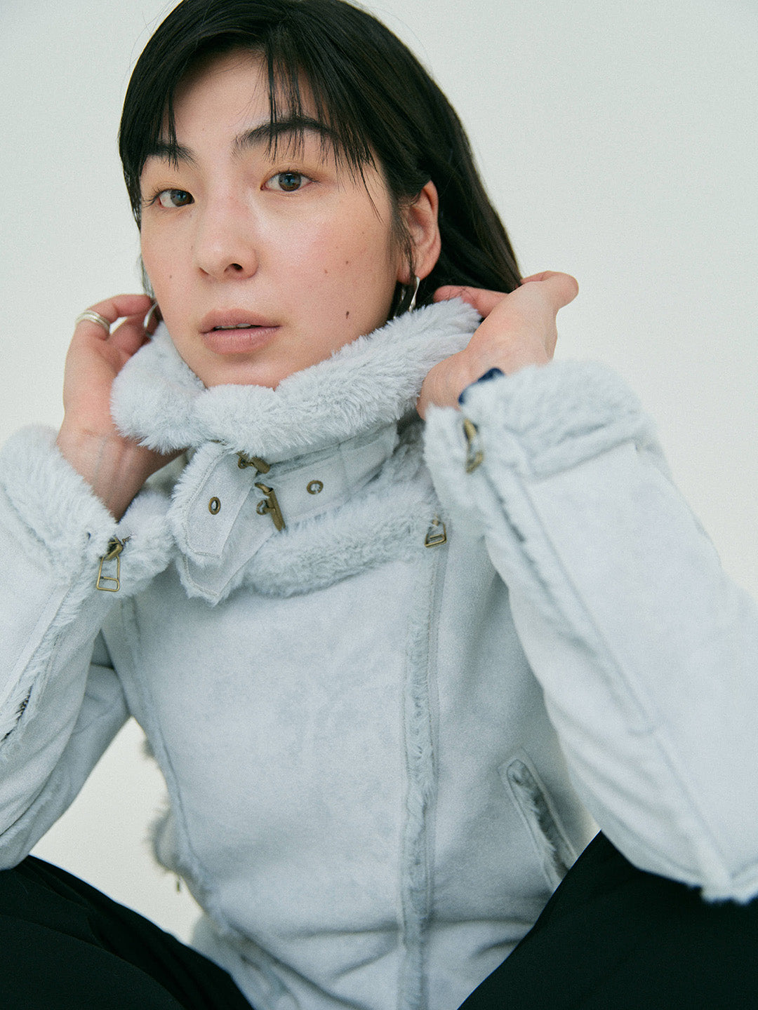 レディース FUR BOA JACKET 【BLUE×PALANG】