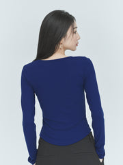 【LIGHT_残り1点】BUTTON T-SHIRT