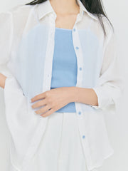 SIMPLE SHEER SHIRT