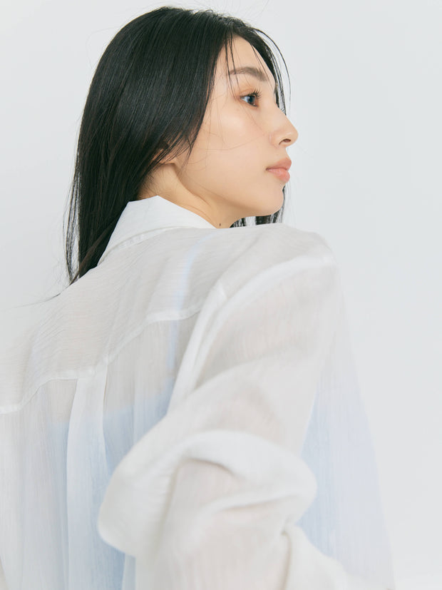 SIMPLE SHEER SHIRT