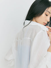 SIMPLE SHEER SHIRT