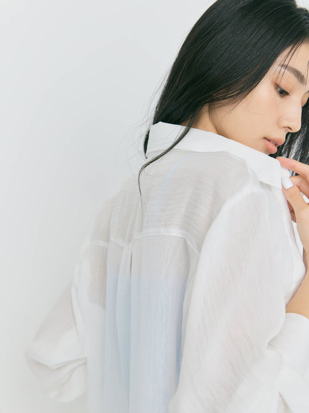 SIMPLE SHEER SHIRT