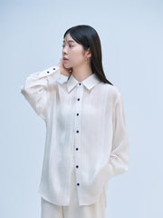 SHEER CHECK SHIRT（2color）