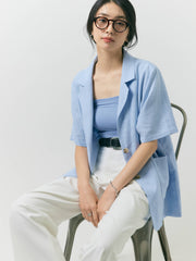 【残り2点】LINEN SILHOUETTE JACKET
