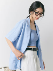 【残り2点】LINEN SILHOUETTE JACKET