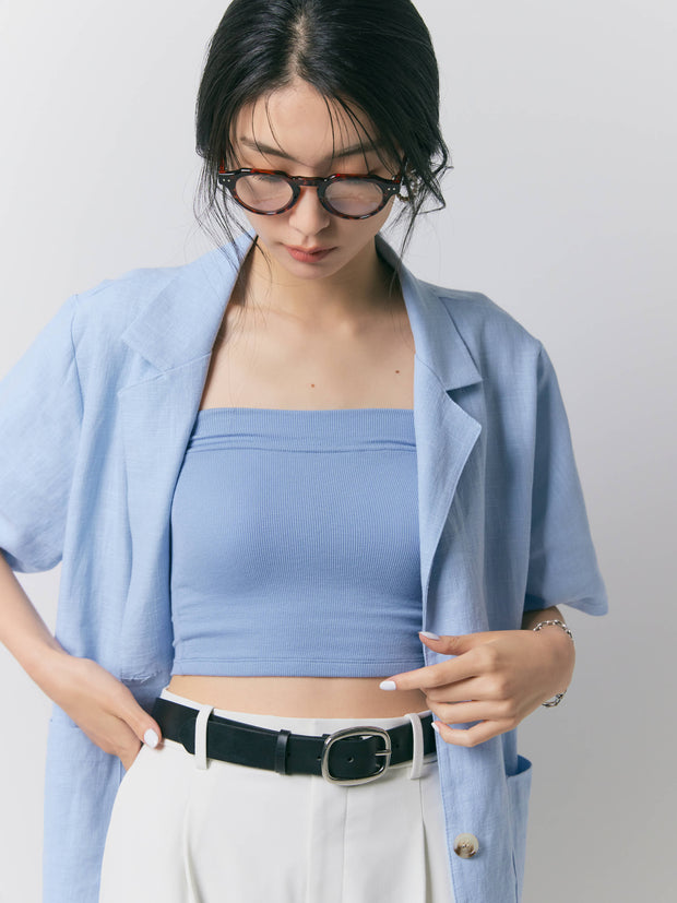 【残り2点】LINEN SILHOUETTE JACKET