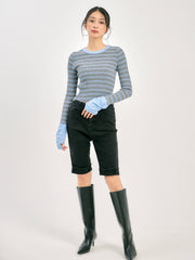 BORDER TEE KNIT（3color）