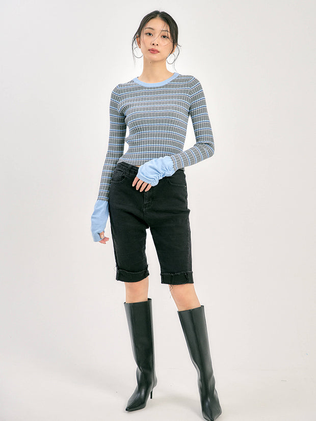 BORDER TEE KNIT（3color）