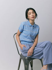 【残り2点】BORDER POLO TOP