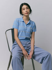 【残り2点】BORDER POLO TOP