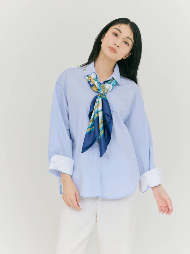 BLUE CLASSIC SCARF