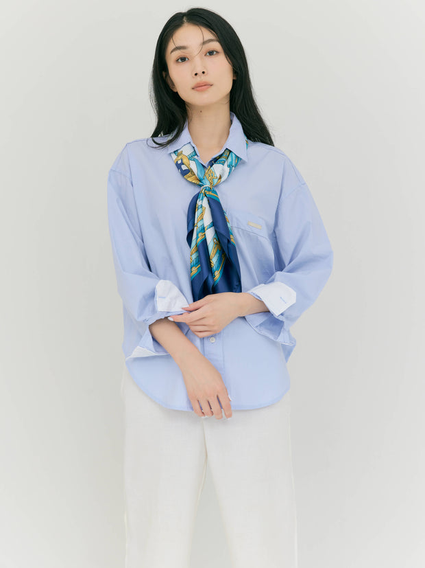 BLUE CLASSIC SCARF