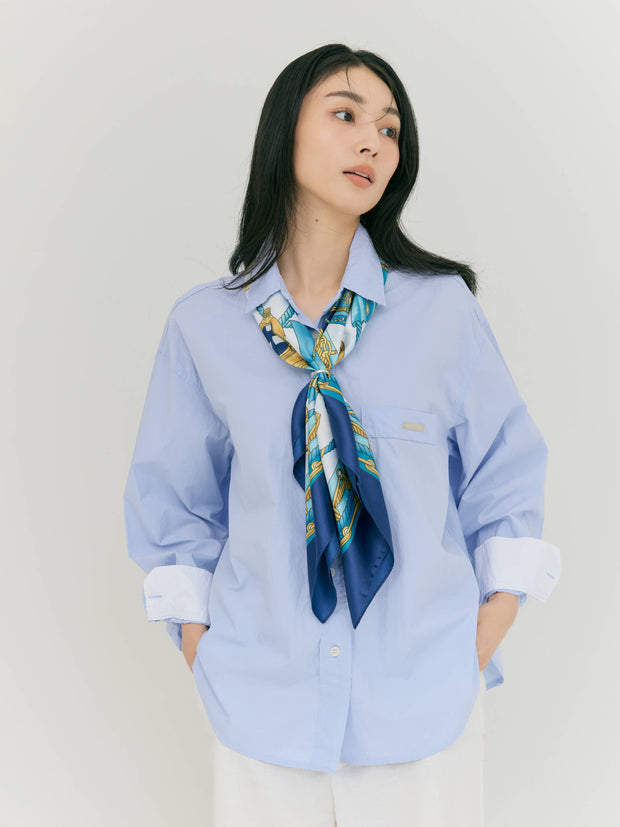 BLUE CLASSIC SCARF