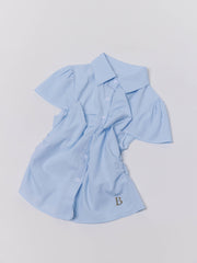 【LIGHT_残り2点】HALF SLEEVE SIMPLE SHIRT