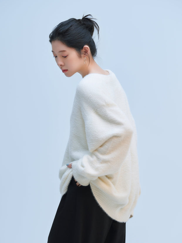 【NEW】SHORT SHAGGY BIG CARDIGAN（4color）