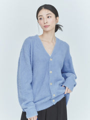 【ベストセラー】SHORT SHAGGY BIG CARDIGAN（4color）