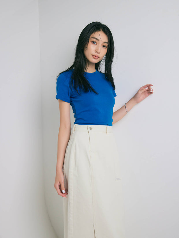 【NAVY_残り1点】CREW NECK TEE