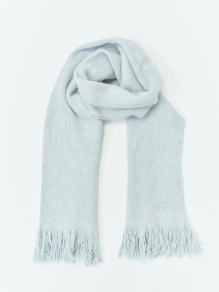 ブルーパランFLUFFY SHAGGY MUFFLER ホワイト BLUE×PALANG（ブルーパラン） マフラー ストール MARSHMALLOW MUFFLER