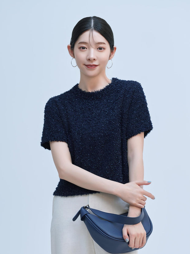 【ベストセラー/SKY_残り3点】MOJA SHORT KNIT（4color）