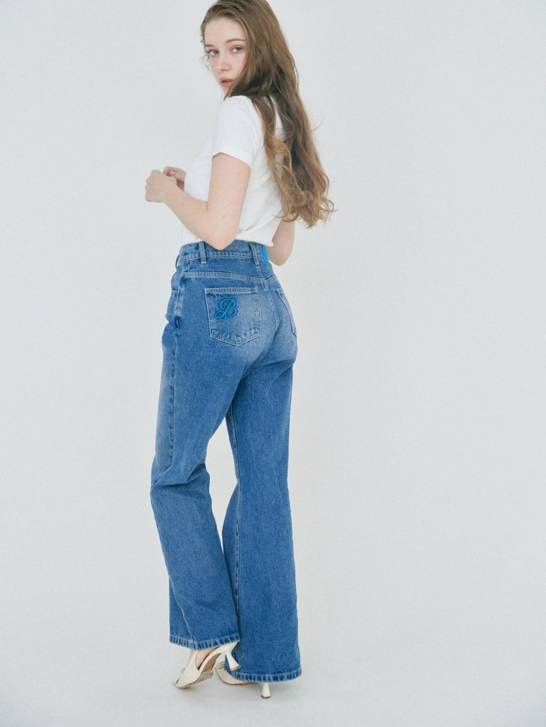 B SEMI FLARE DENIM – BLUE×PALANG(ブルーパラン)