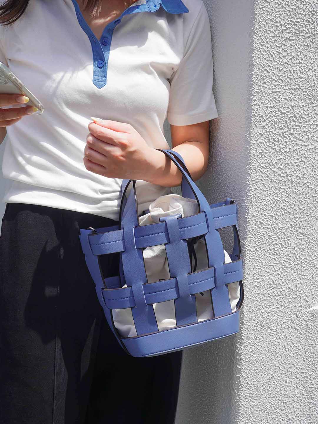 【ベストセラー】WOVEN BASKET BAG