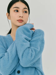 【ベストセラー】SHORT SHAGGY BIG CARDIGAN