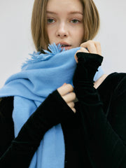 【NEW】MY BLUE WOOL MUFFLER