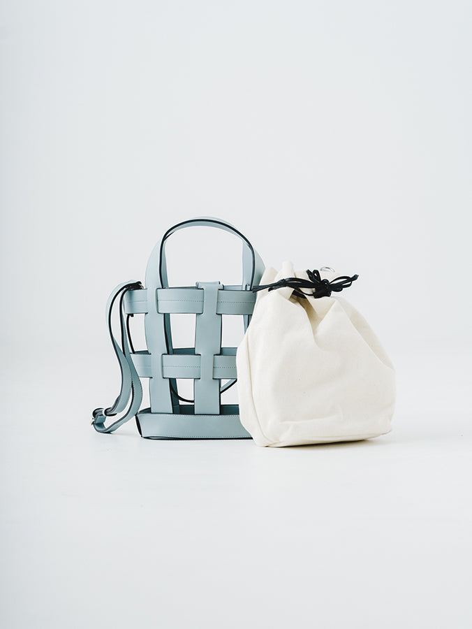 預售】WOVEN BASKET BAG（LIGHT） – BLUE×PALANG(ブルーパラン)