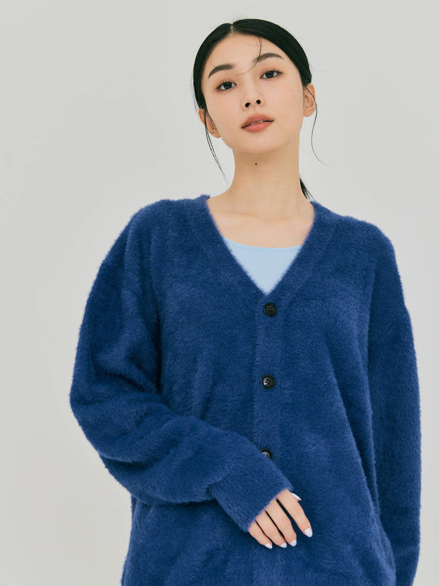 【ベストセラー】SHORT SHAGGY BIG CARDIGAN